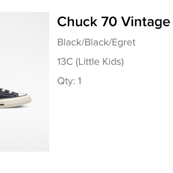 Brand New Converse Chuck Little Kids - Picture 6 of 6